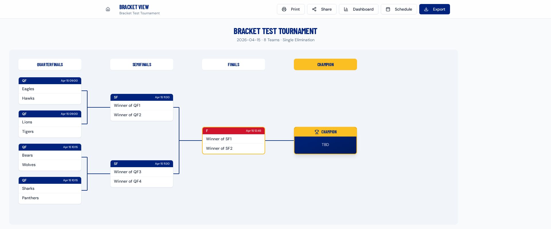 Visual Bracket Builder