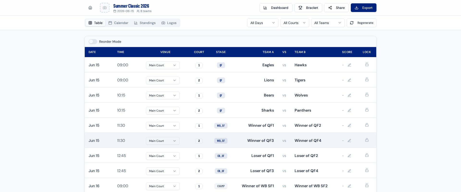 Smart Schedule Generator